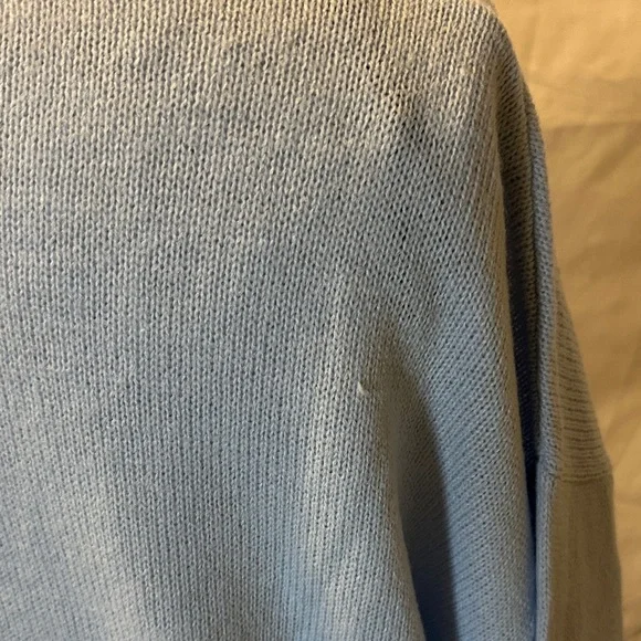 H&M Light Blue Mock Neck Sweater - Picture 8 of 8